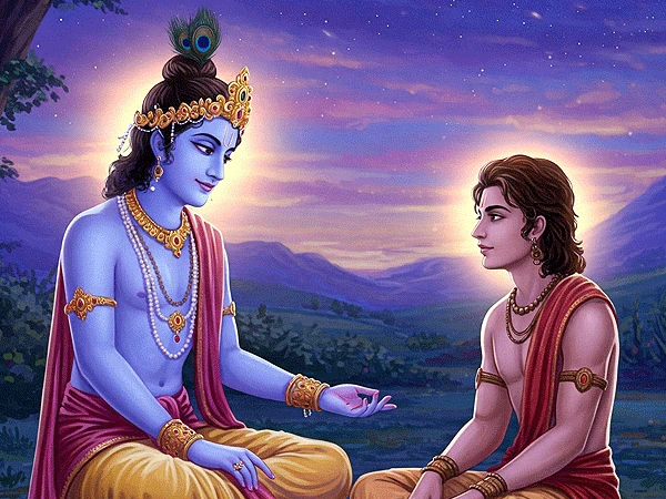 बर्बरीक को श्री कृष्ण से ज्ञानप्राप्ति